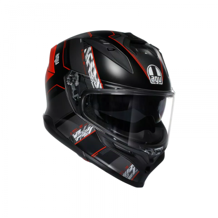 AGV Helmet K7 Kyber matt black red