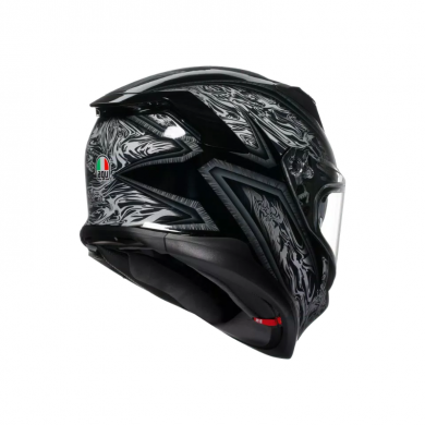 Casco AGV K7 Damascus nero argento