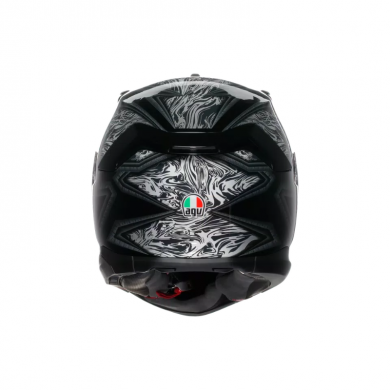 Casco AGV K7 Damascus nero argento