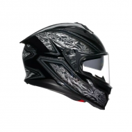 Casco AGV K7 Damascus nero argento