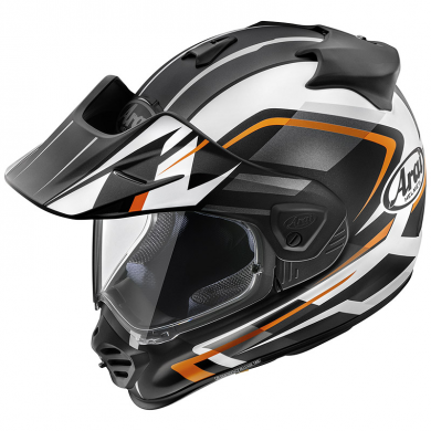 Casco Tour-X 5 Discovery arancio nero