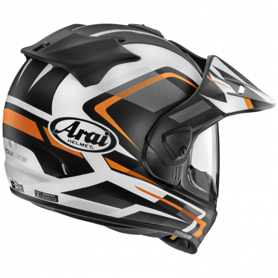 Casco Tour-X 5 Discovery arancio nero