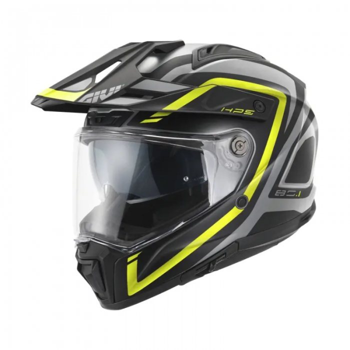 Helmet 80.1 Apex Matt Black Grey Yellow