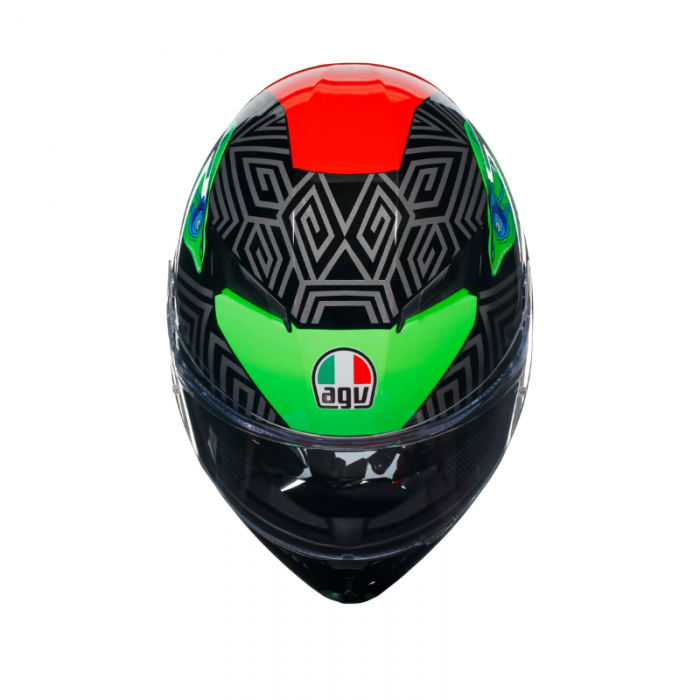 Helmet K3 E22.06 2.0 Kamaleon black green