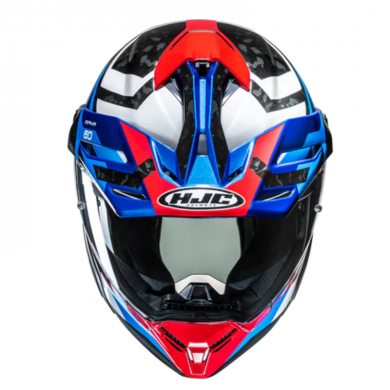 Casco HJC RPHA 60 Dakar MC21 rosso bianco blu