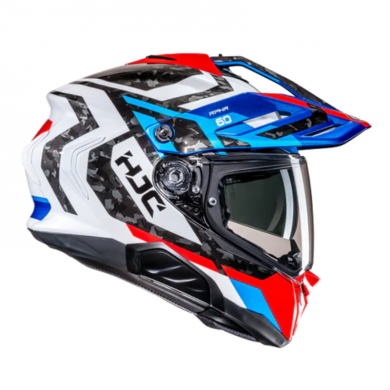 Casco HJC RPHA 60 Dakar MC21 rosso bianco blu