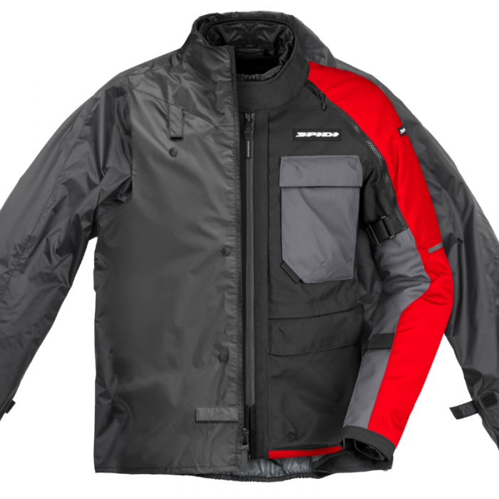 Jacket Crossmaster 2 H2out red gray black