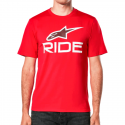 T-shirt Alpinestar Ride 4.0 CSF rosso bianco nero