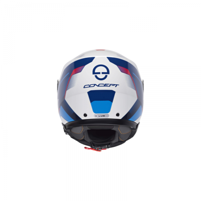 Casco Schuberth Concept Tracer blu bianco rosso