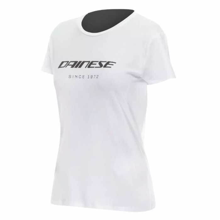 Dainese T-shirt Essence Wordmark Lady White