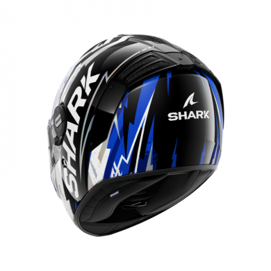 Casco Spartan RS Hibolt Nero Bianco Blu