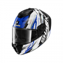 Casco Spartan RS Hibolt Nero Bianco Blu