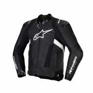 Jacket Missile V3 Leather Black White