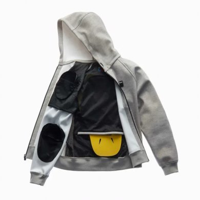 Giubbotto Blauer Easy Open Hoody grigio