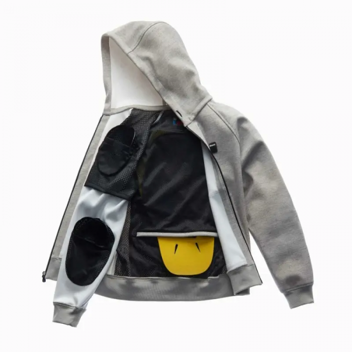 Giubbotto Blauer Easy Open Hoody grigio