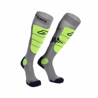 Acerbis Socks MX Impact gray yellow