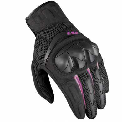 LS2 Gloves Kubra Lady black fuxia