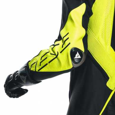 Tuta Audax D-zip Prof Estiva Nero Bianco Giallo