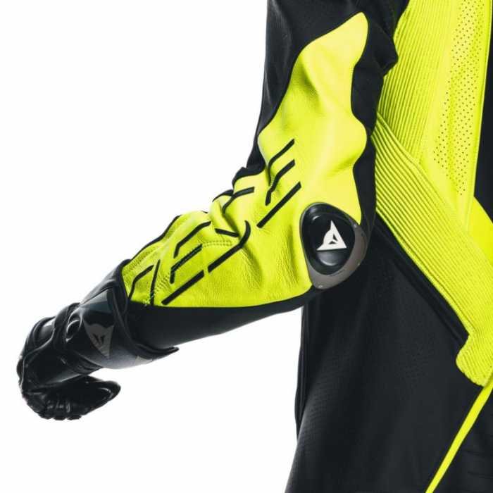 Tuta Audax D-zip Prof Estiva Nero Bianco Giallo