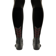 Kedra-T Tecno Calze Lunghe Nero Grigio Rosso Ultraleggero