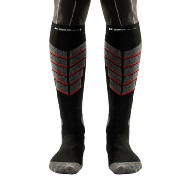 Kedra-T Tecno Calze Lunghe Nero Grigio Rosso Ultraleggero