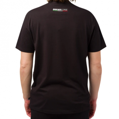 T-shirt Ducati Splash nero rosso