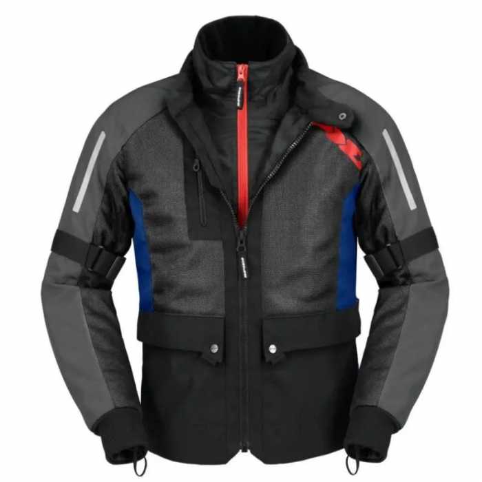 Giacca Net H2out Grigio Blu