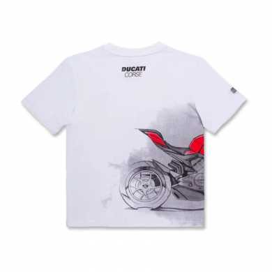 Ducati T-shirt Discovery white for Youth