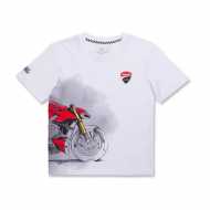T-shirt Ducati Splash nero rosso