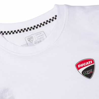 Ducati T-shirt Discovery white for Youth