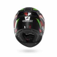 Helmet D-Skwal 3 First Lap Matt Black Red Green