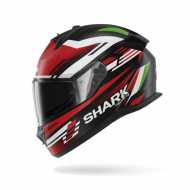 Casco D-Skwal 3 First Lap Nero Rosso Verde Opaco