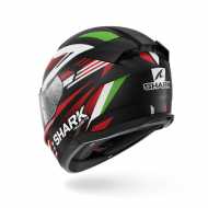 Casco D-Skwal 3 First Lap Nero Rosso Verde Opaco