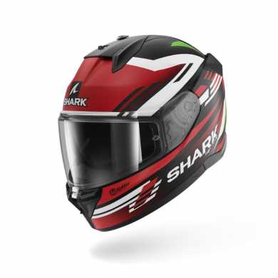 Casco D-Skwal 3 First Lap Nero Rosso Verde Opaco