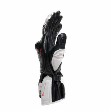 Glove Fiero Metal Black White Red Fluo
