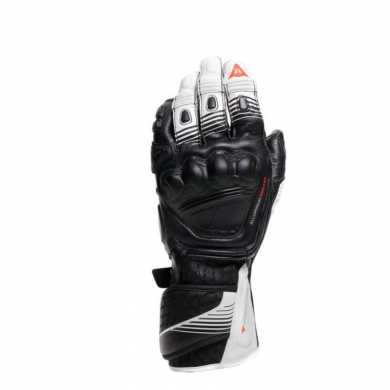 Glove Fiero Metal Black White Red Fluo