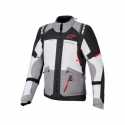Giacca Andes V4 Drystar Grigio Rosso Nero