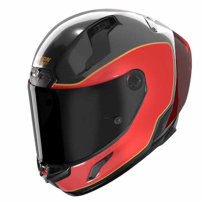 Helmet X-804 RS Ultra Carbon Asso di Picche Carbon Red