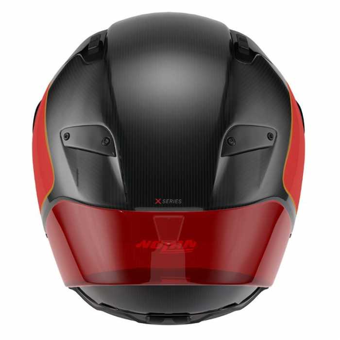 Casco X-804 RS Ultra Carbon Asso di Picche Carbonio Rosso