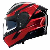 Helmet N80-8 Classico N-Com Fervo Red Black