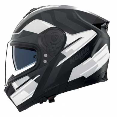 Helmet N80-8 Classico N-Com Trittico Matt Black White Anthracite