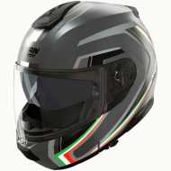 Helmet N100-6 Cinetico N-com Matt Grey Red White