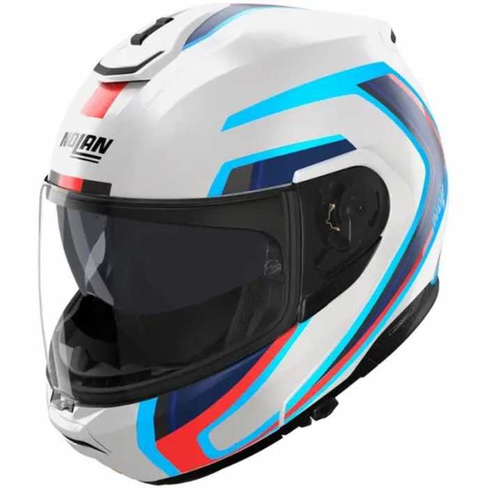 Helmet N100-6 Radiante N-com White Blue Red