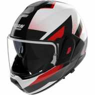 Helmet N120-1Ciclone N-com Black Grey Red