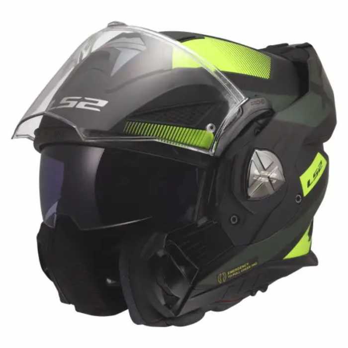 Helmet FF901 Advant X Nova Matt Black Yellow Green