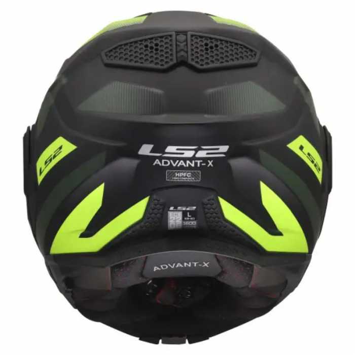 Casco FF901 Advant X Nova Nero Opaco Giallo Verde