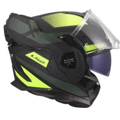 Casco FF901 Advant X Nova Nero Opaco Giallo Verde