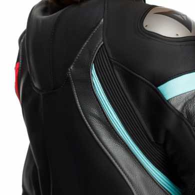 Leather Suit Fulminea Lady Black Pink Light Blue