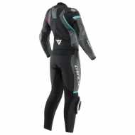 Leather Suit Fulminea Lady Black Pink Light Blue