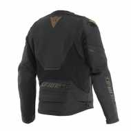 Jacket Racing 5 Leather Black Gold